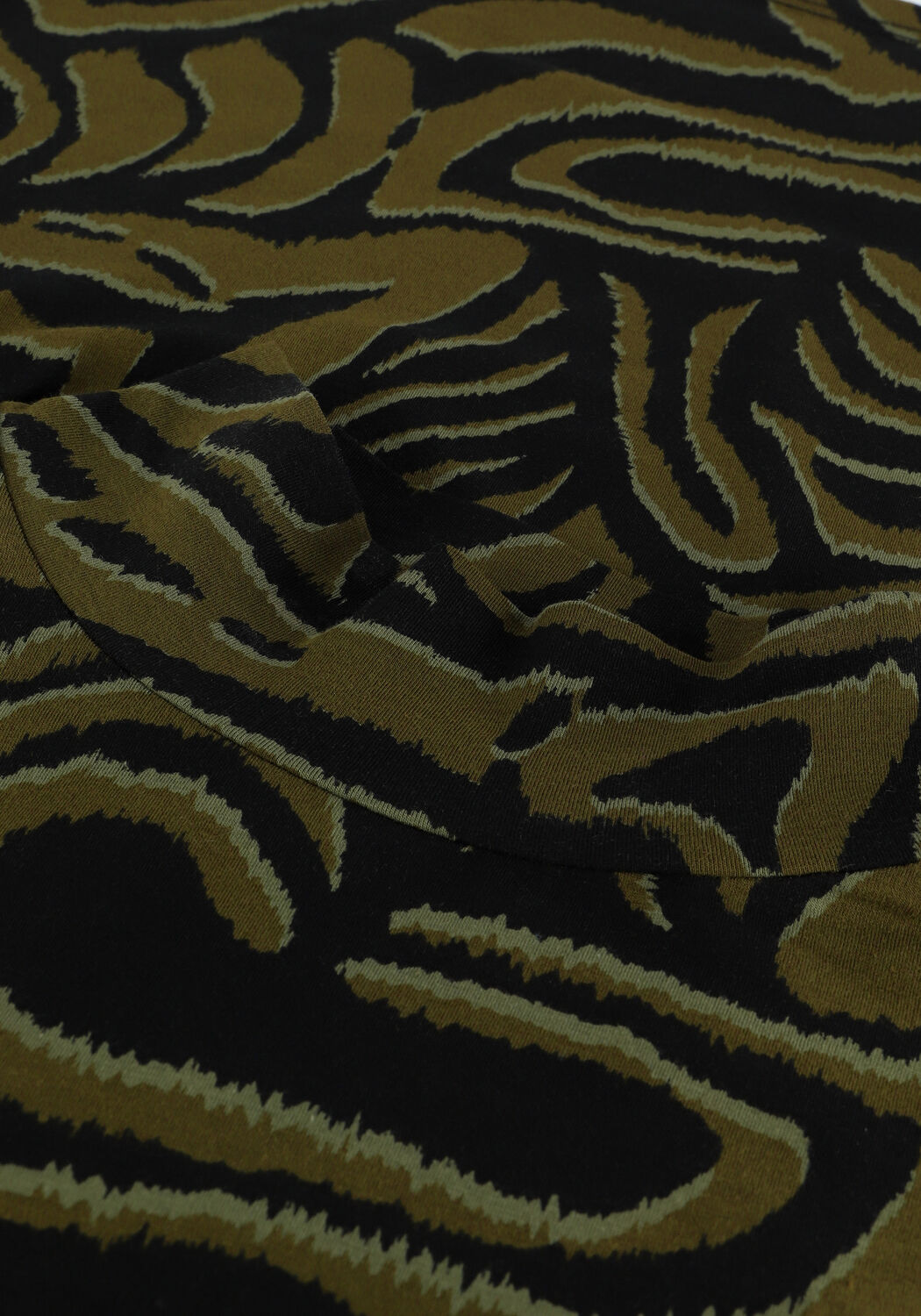 Gr&uuml;ne SCOTCH & SODA T-shirt PRINTED LONG-SLEEVED HIGH NECK - large