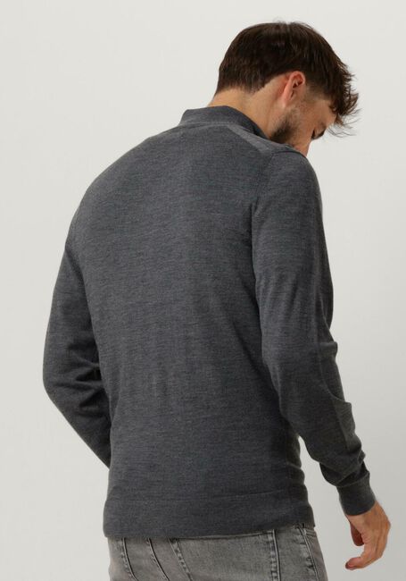 Dunkelgrau CALVIN KLEIN Pullover MERINO QUARTER ZIP - large