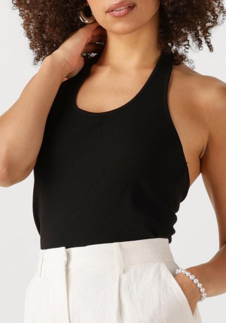 Schwarze SELECTED FEMME Top SLFANNA SL HALTERNECK TOP - large