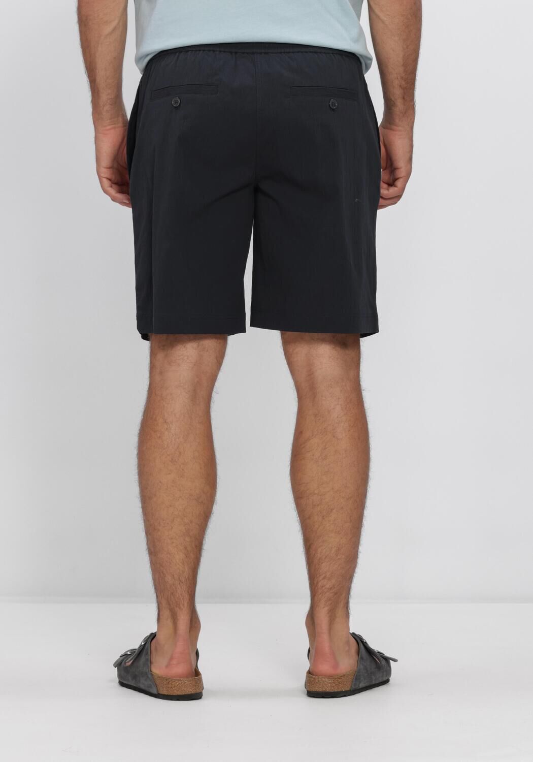 Dunkelblau JC RAGS Kurze Hose SHORT ANDY WRINKLE - large