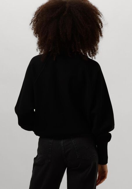 Schwarze SECOND FEMALE Pullover OCTAVIA KNIT T-NECK - large