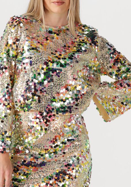 Mehrfarbige/Bunte STUDIO AMAYA T-shirt SPARKLE - large