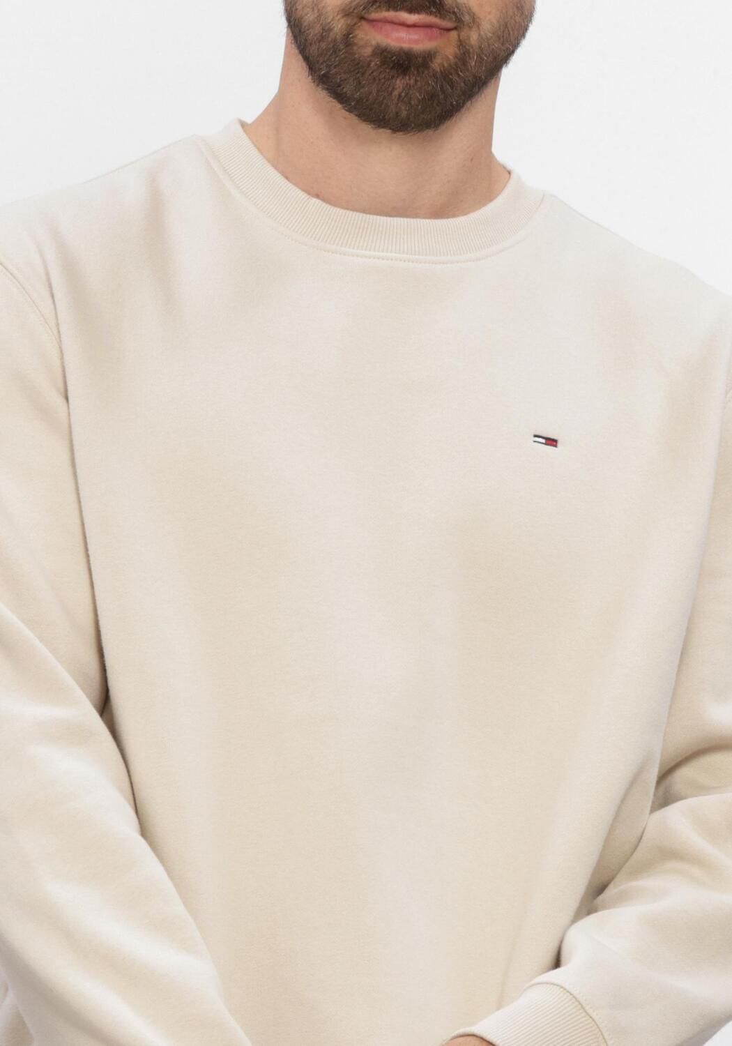 Olive TOMMY JEANS Pullover TJM REG S FLAG CREW EXT - large