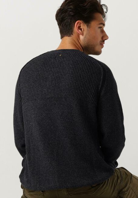 Dunkelblau PME LEGEND Pullover R-NECK COTTON INDIGO LOOK KNIT - large