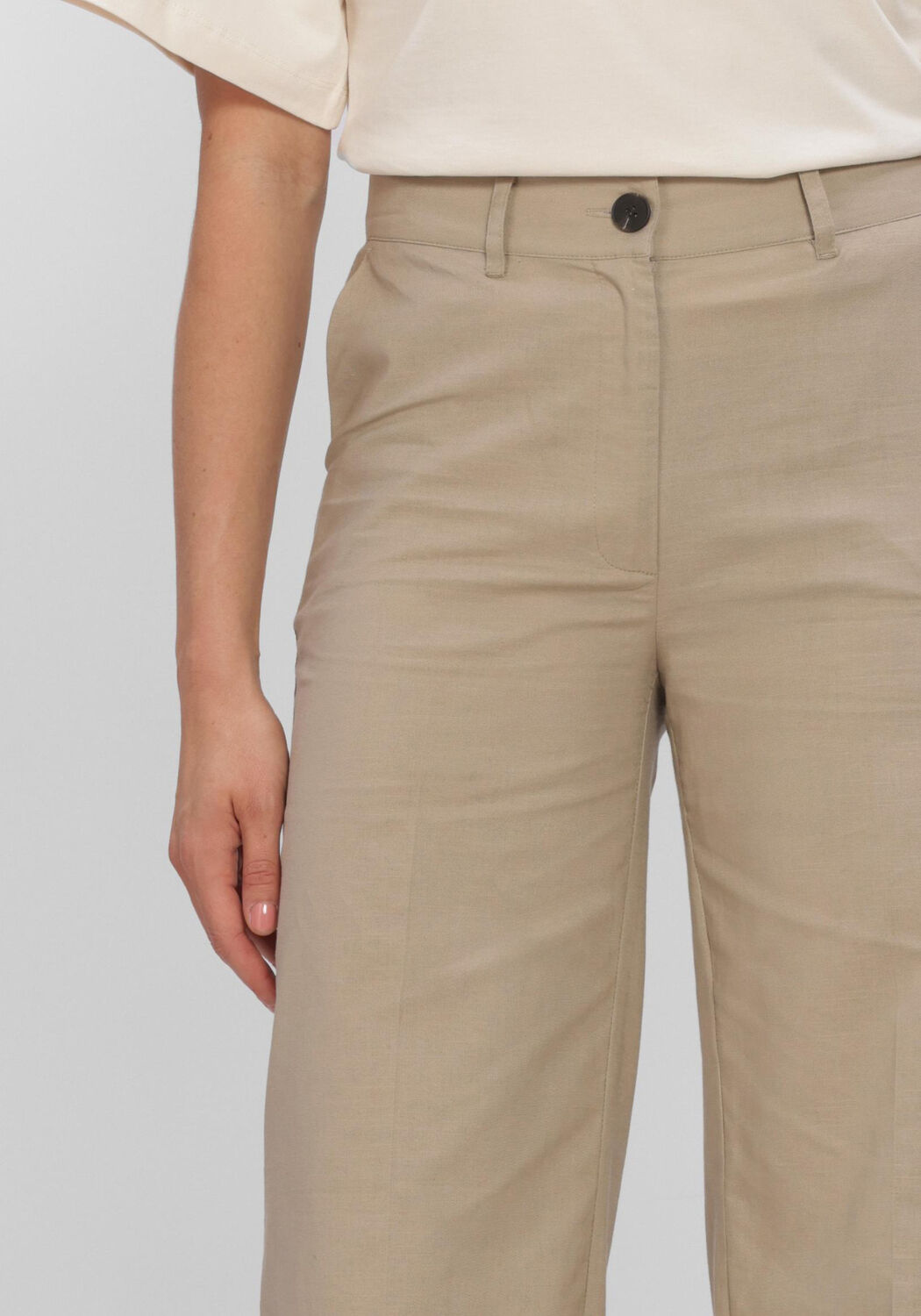 Beige CO'COUTURE Hose LEILACC WIDE LL PANT - large