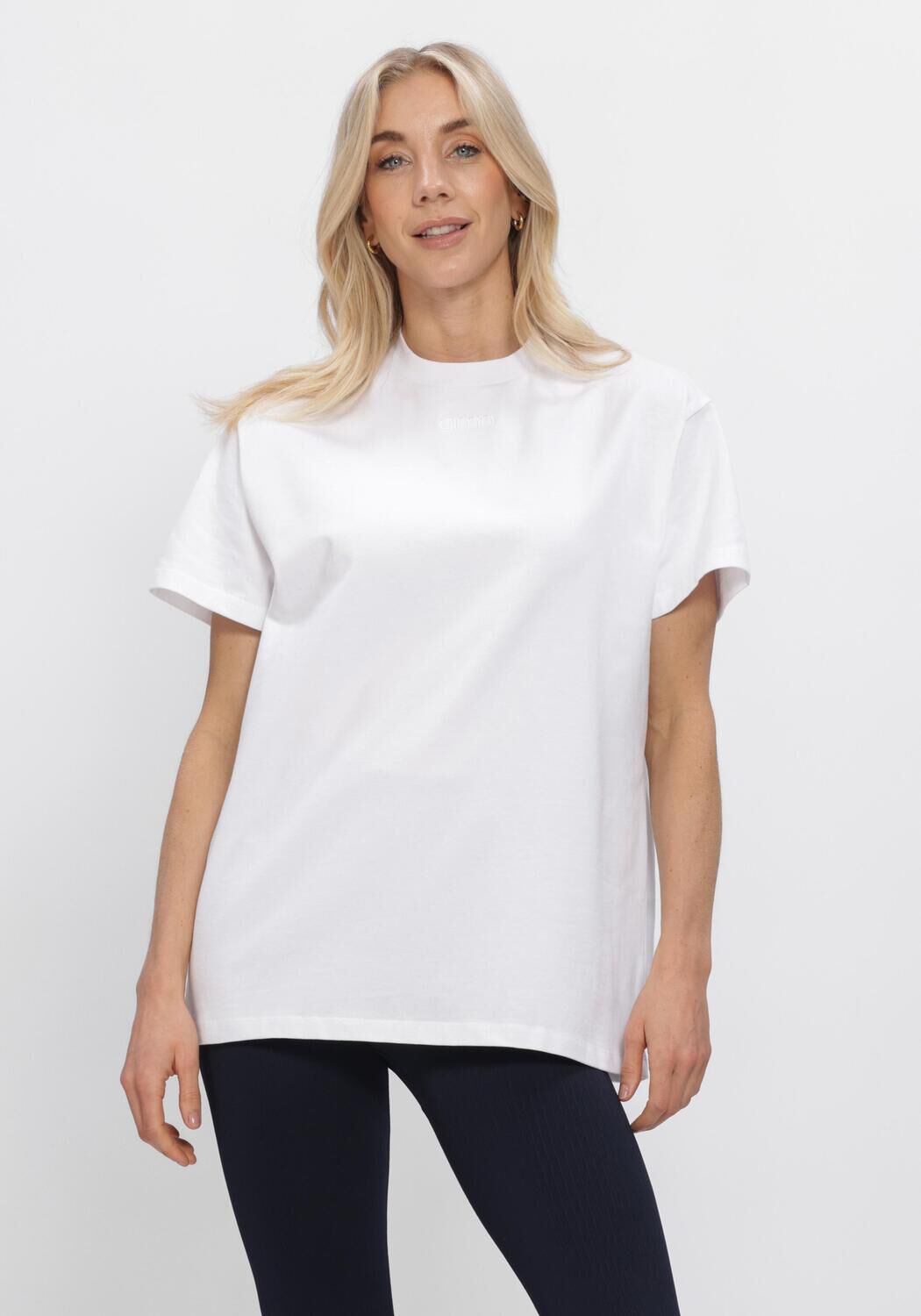 Wei&szlig;e AIM'N T-shirt BOYFRIEND T-SHIRT - large