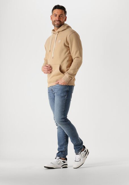 Sand SCOTCH & SODA Sweatshirt BADGE LOGO HOODIE - large