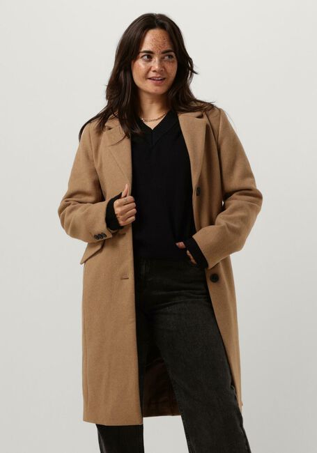 Camelfarbene MODSTRÖM Mäntel PAMELA COAT - large