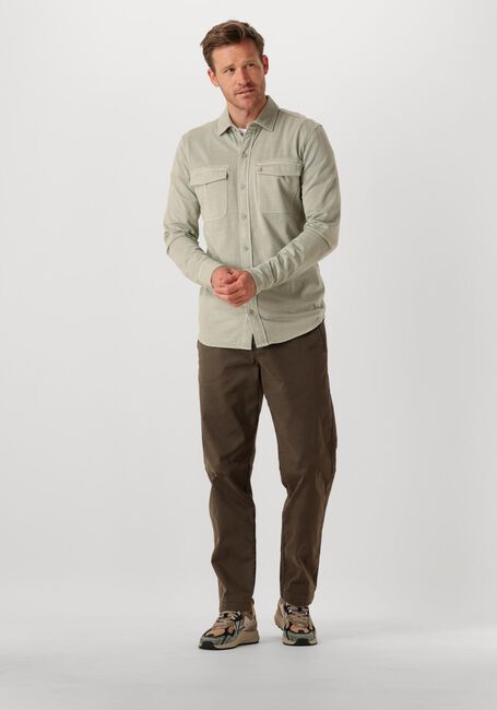 Grüne BUTCHER OF BLUE Overshirt FINN POCKET JERSEY OVERSHIRT - large