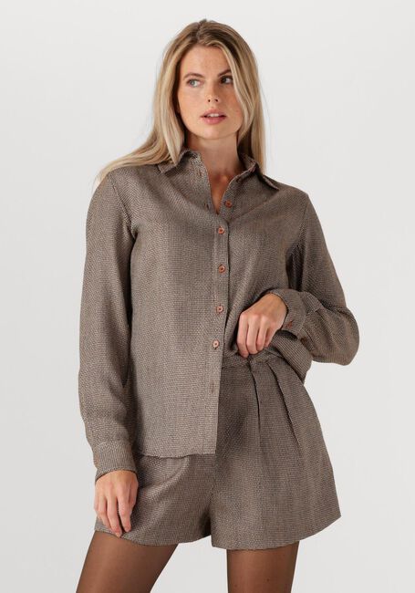 Camelfarbene IBANA Blusen BIBA BLOUSE - large