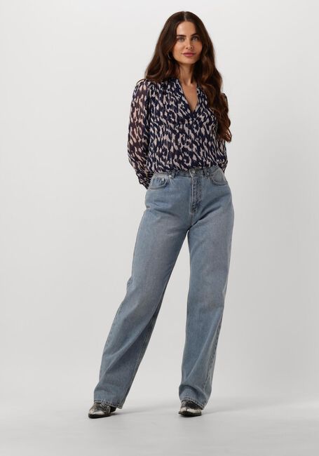 Dunkelblau NEO NOIR Blusen LANDA DISTRESSED BLOUSE - large