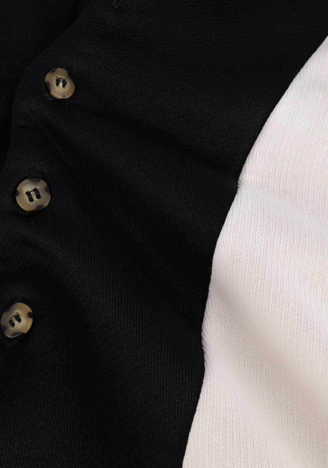 Beige 10DAYS Pullover BUTTONED BIB SWEATER - large