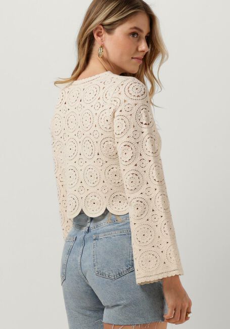 Sand OBJECT Pullover RAY L/S KNIT PULLOVER - large
