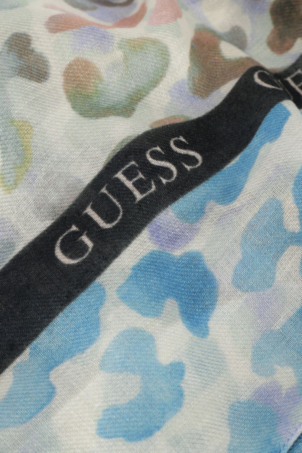 Blaue GUESS Schal SCARF 90X180 - large