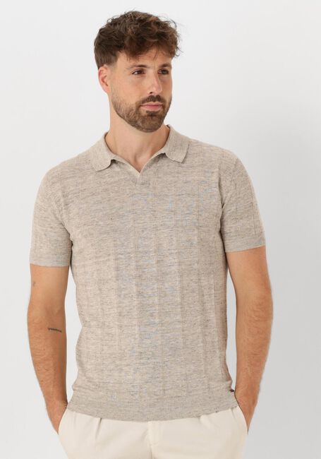 Beige GENTILUOMO Polo-Shirt POLO NO BUTTON SS K2020-275 - large