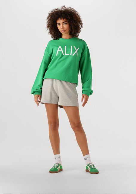 Grüne ALIX THE LABEL Pullover LADIES KNITTED CLEAN LOGO SWEATER - large