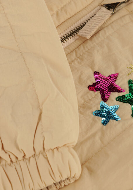 Hell-Pink KONGES SLOJD Wattierte Jack JUNO SEQUIN BOMBER JACKET - large