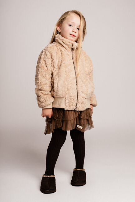 Beige BAJE STUDIO Teddy-Jacke NIDAU - large