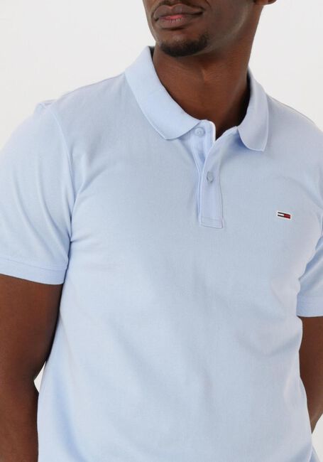 Hellblau TOMMY JEANS Polo-Shirt TJM SLIM PLANCKET POLO EXT - large
