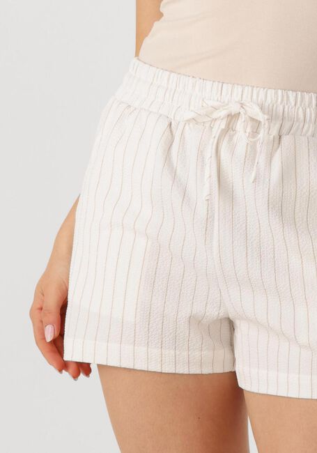 Weiße AIMEE THE LABEL Kurze Hose PAGE STRIPE - large