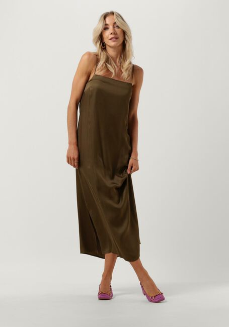 Dunkelgrün MODSTRÖM Midikleid CARWYN DRESS - large