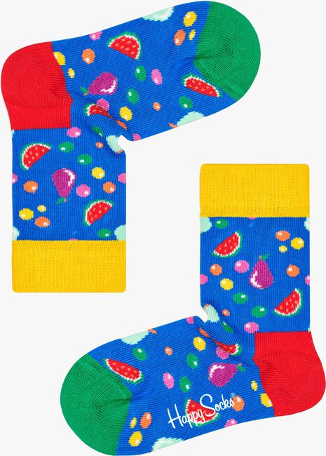 Blaue HAPPY SOCKS Socken KIDS FRUIT SALAD SOCK - large