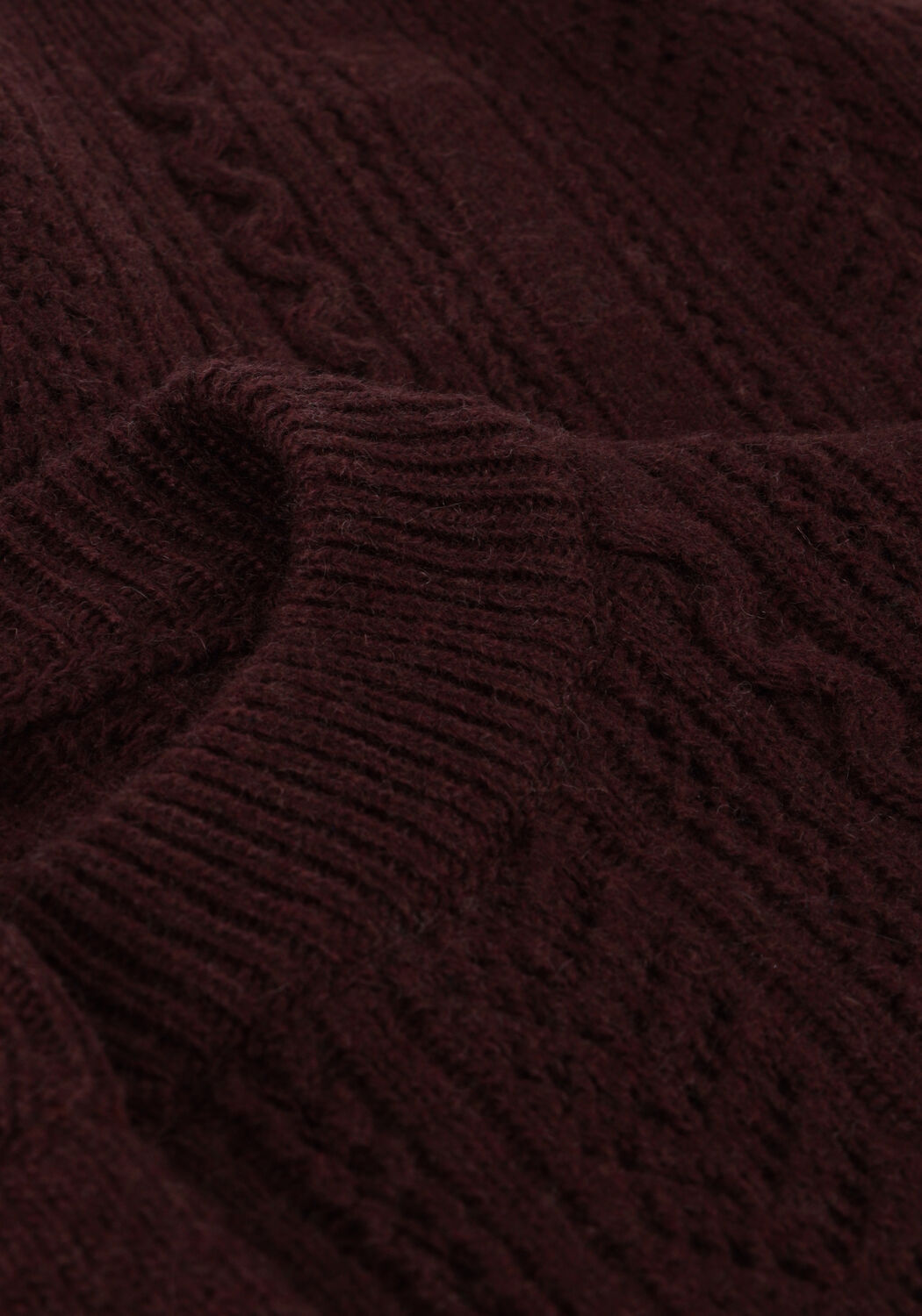 Braune VANILIA Strickjacke CLASSIC CREW CARDI - large