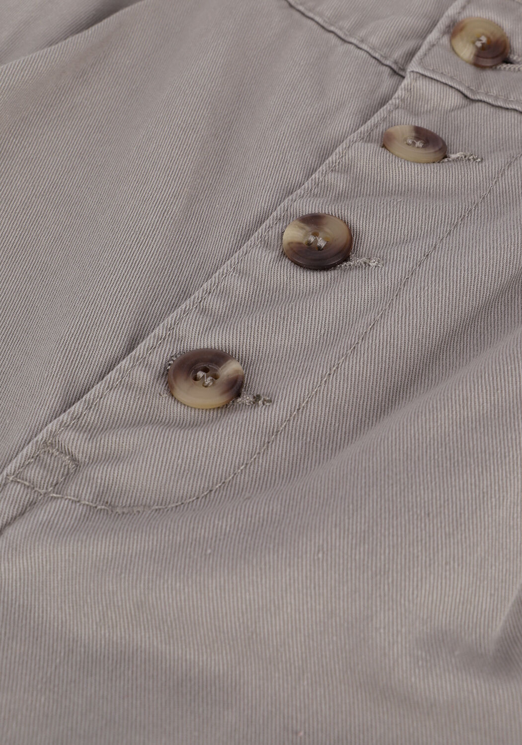 Khaki OBJECT Jeans OCEAN HW TWILL SHORTS - large