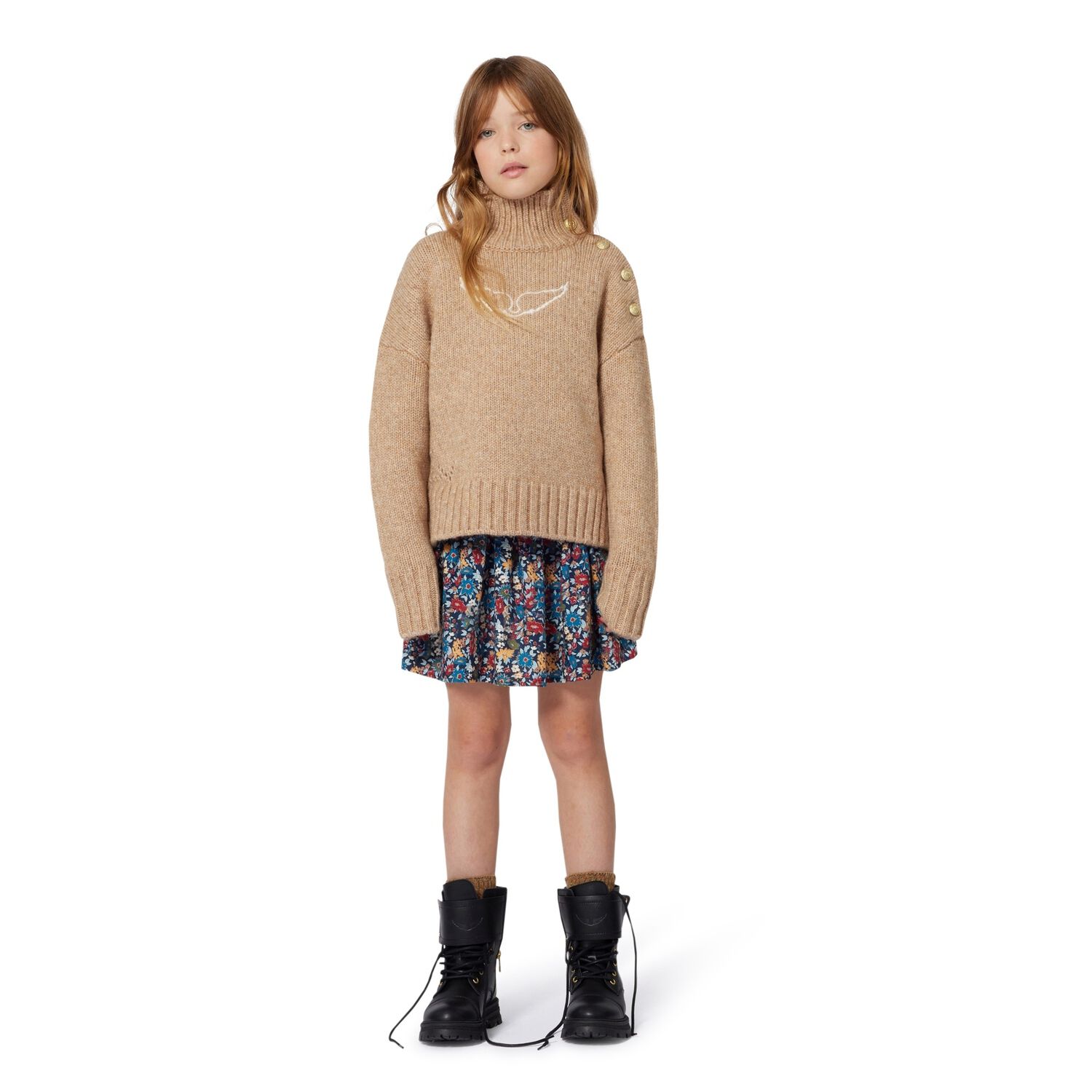 Camelfarbene ZADIG & VOLTAIRE Pullover X60514 - large