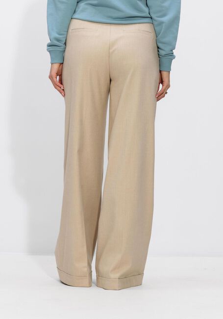 Beige JANSEN AMSTERDAM Weite Hose NIENKE BROEK 407 LONG WIDE LEG - large