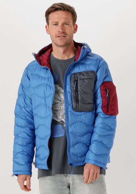 Blaue PEAK PERFORMANCE Wattierte Jack HELIUM UTILITY DOWN HOOD JACKET MEN - large