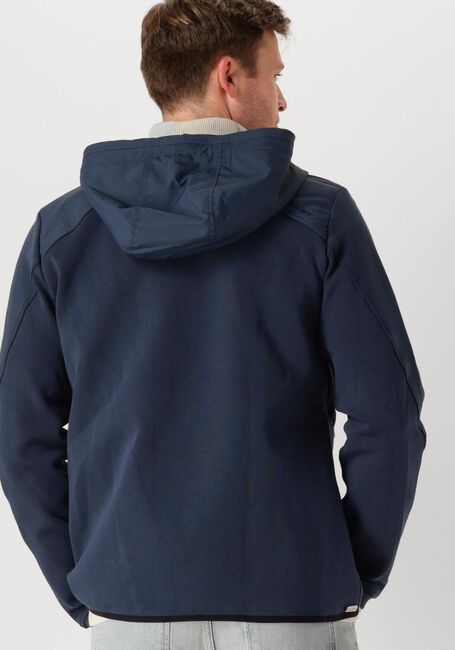 Blaue CAST IRON Jack ZIP JACKET INTERLOCK NYLON - large