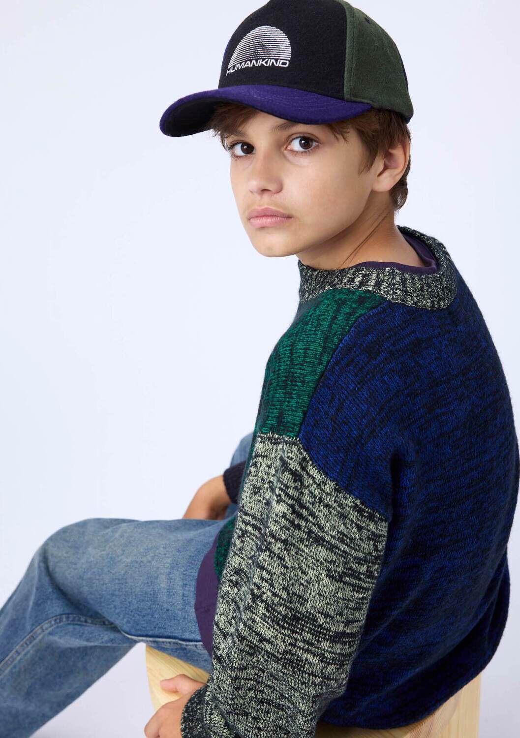 Mehrfarbige/Bunte MOLO Kappe SKILL - large