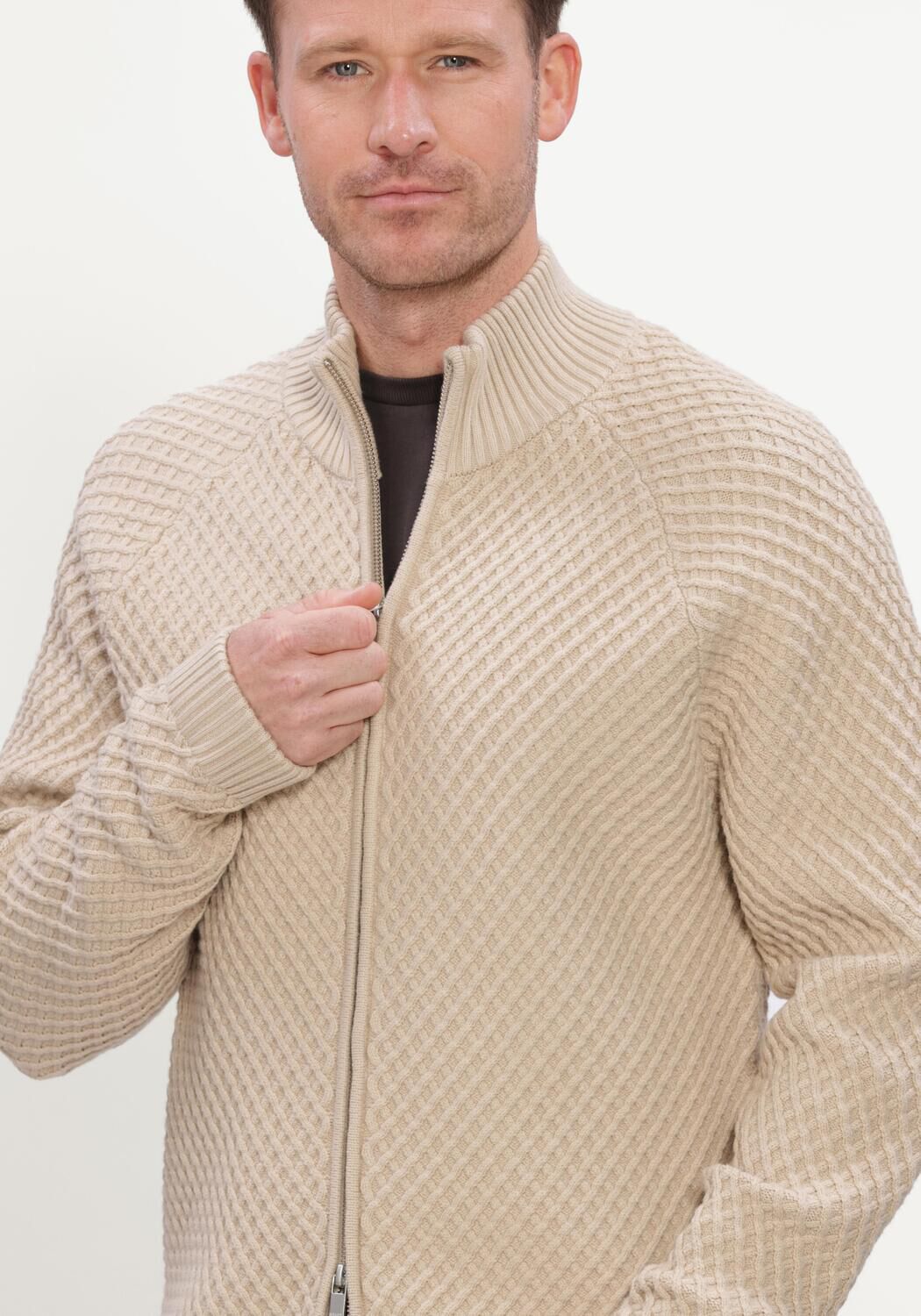 Beige DRYKORN Strickjacke KERAO - large