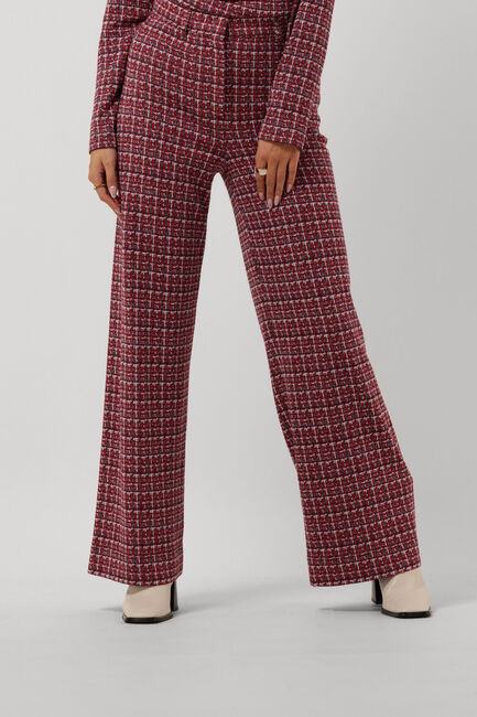 Rote VANILIA Hose TARTAN TWEED TUBE - large