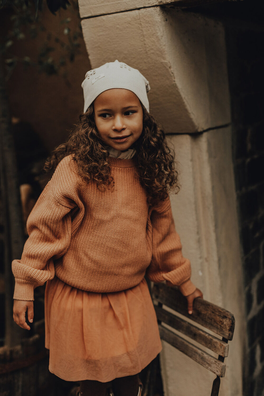 Orangene BAJE STUDIO Minirock BERRY - large