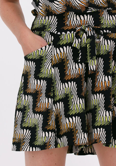 Schwarze VANILIA Hosen RETRO ZIGZAG SHORT - large