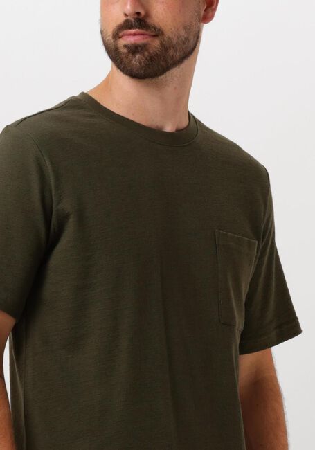 Dunkelgrün ANERKJENDT T-shirt AKKIKKI S/S STRUCTURE TEE - large