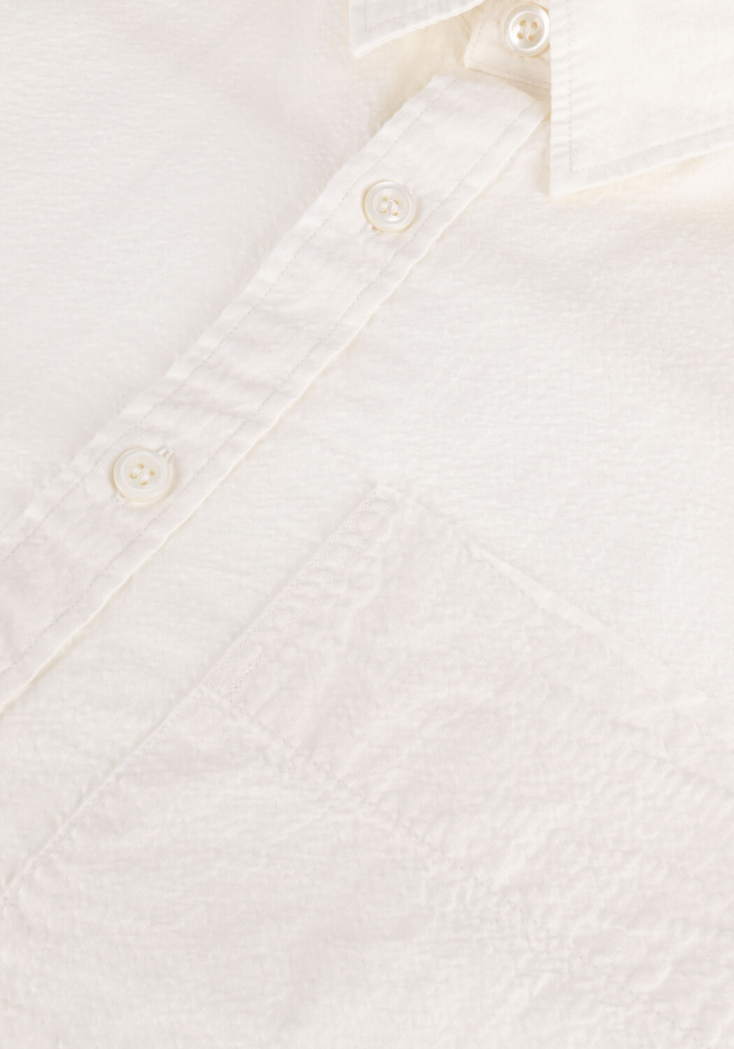 Wei&szlig;e SELECTED MEN Casual-Oberhemd SLHREGAXEL SHIRT LS SEERSUCKER - large