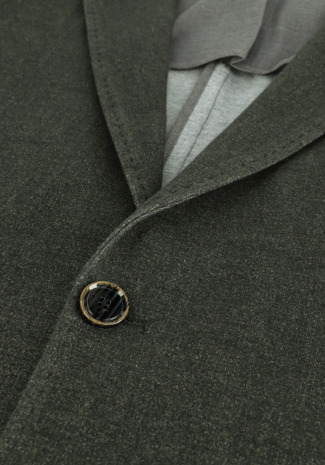 Dunkelgr&uuml;n PROFUOMO Sakkos JACKET KNITTED HO - large