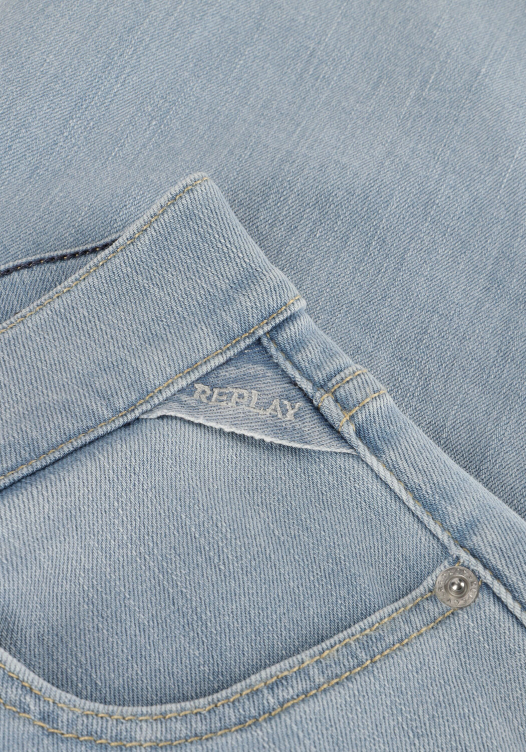 Hellblau REPLAY Straight leg jeans MAIJKE STRAIGHT PANTS - large