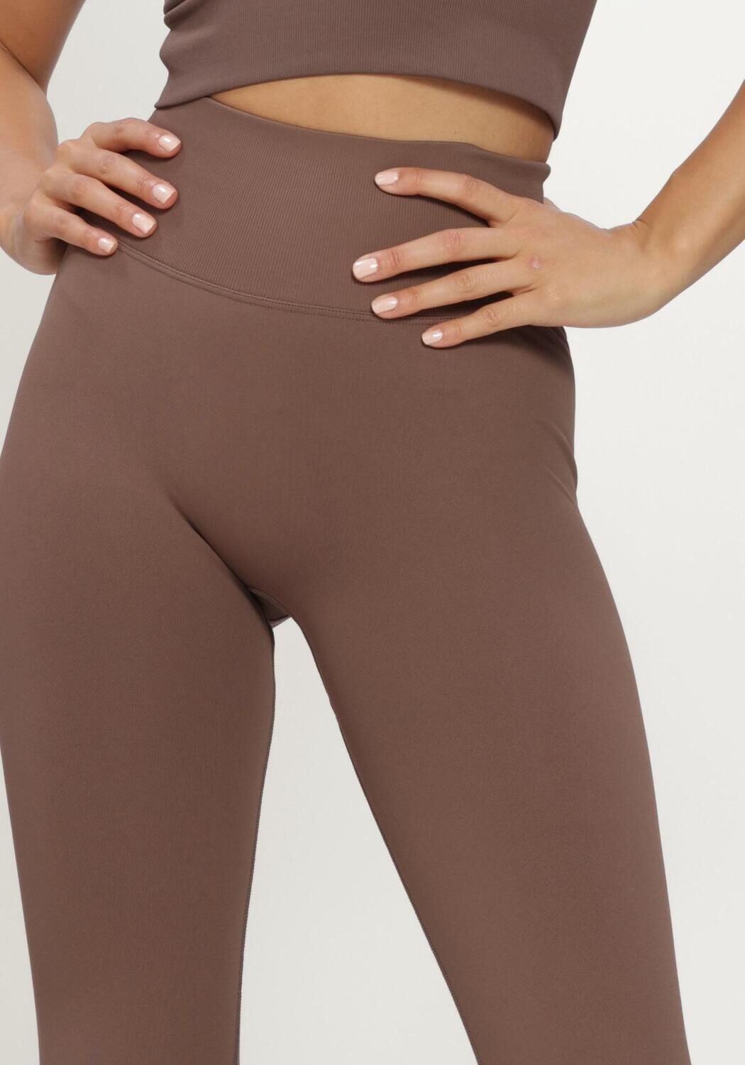 Braune AIM'N Hosen SHAPE SEAMLESS TIGHTS - large