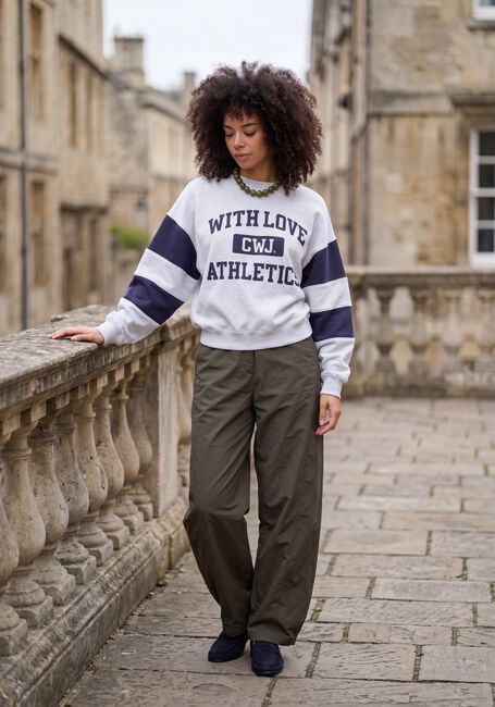 Graue CATWALK JUNKIE Sweatshirt SPORTY GRAPHIC SWEATER - large
