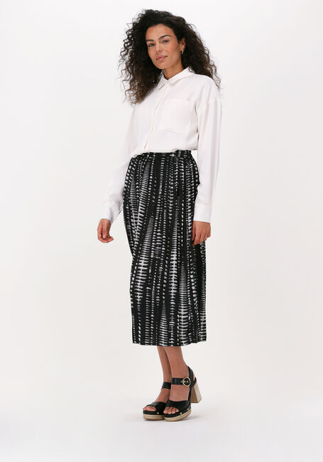 Schwarze SIMPLE Midirock WOVEN SKIRT - large