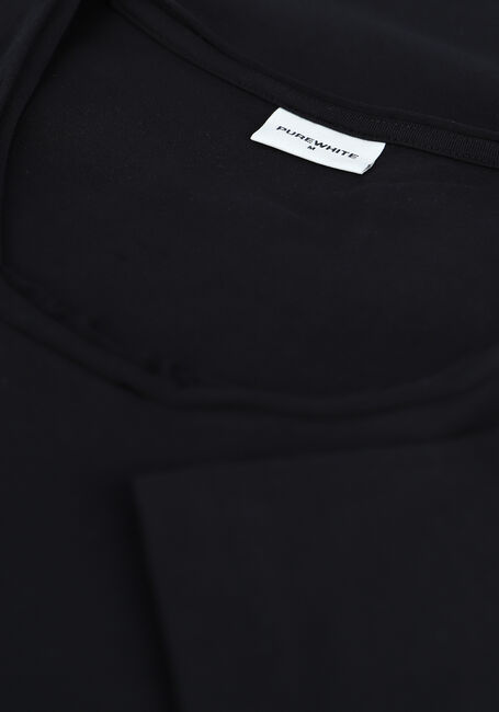 Schwarze PUREWHITE T-shirt ESSENTIAL TEE U NECK - large