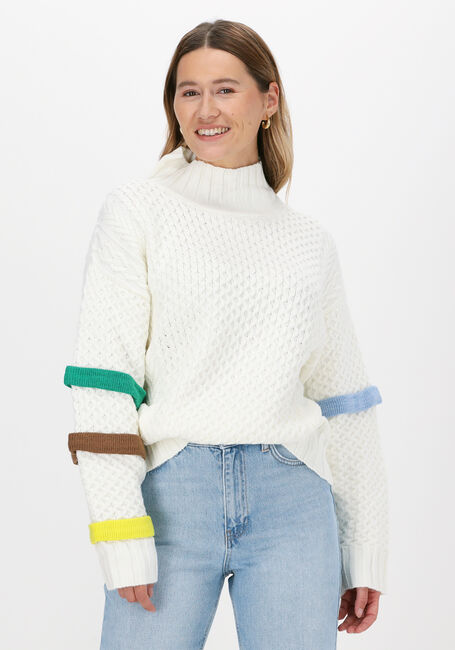Weiße SILVIAN HEACH Rollkragenpullover SWEATER MIPOL - large