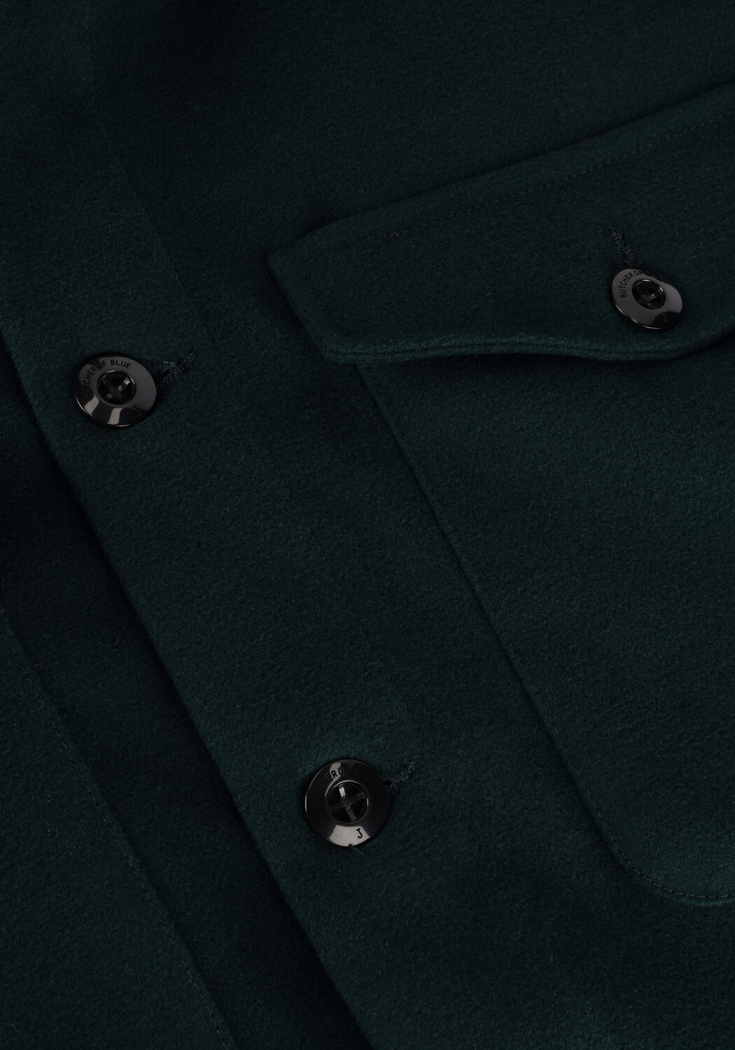 Gr&uuml;ne BUTCHER OF BLUE Overshirt SATURN MK. 3 ARMY WOOL OVERSHIRT - large