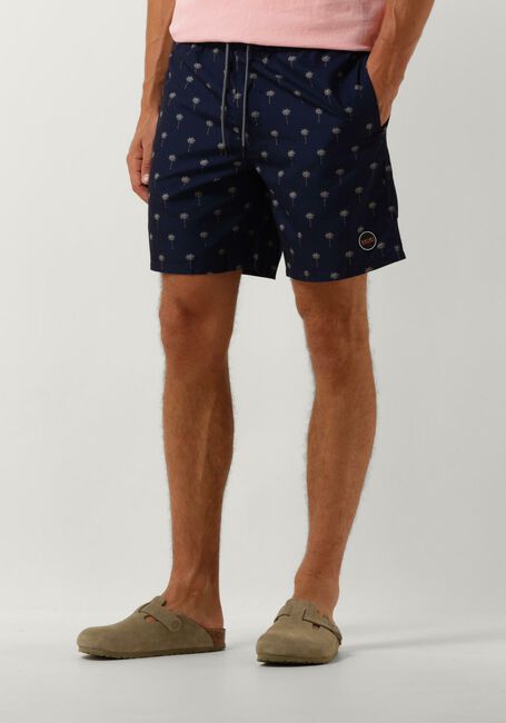 Dunkelblau SHIWI Badehosen MEN SWIMSHORT PALM - large