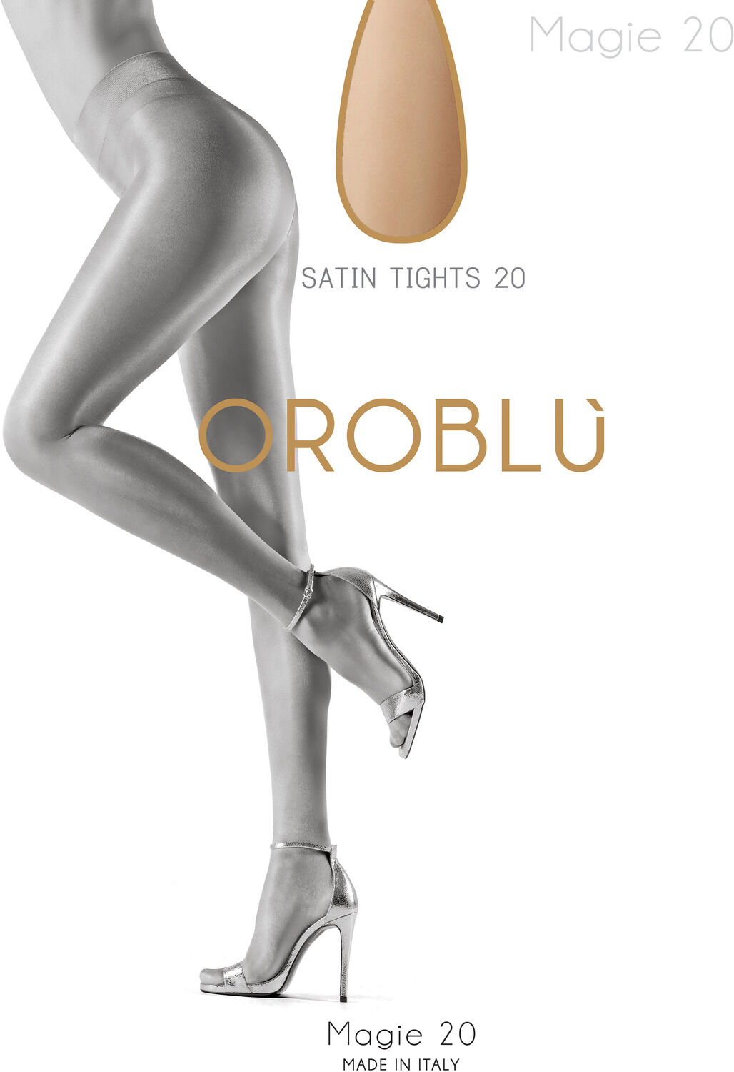 Braune OROBLU Strumpfhosen MAGIE 20 - medium