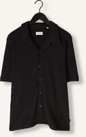 Schwarze SHIWI Casual-Oberhemd MEN DEAN WAFFLE STRUCTURE SHORTSLEEVE Schwarze SHIWI Casual-Oberhemd MEN DEAN WAFFLE STRUCTURE SHORTSLEEVE - medium
